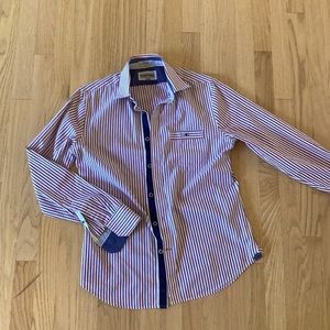 Express Striped Button Down